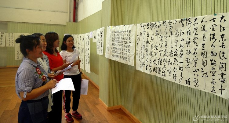 大源学校举行普通话推广暨教师书法比赛(图2)