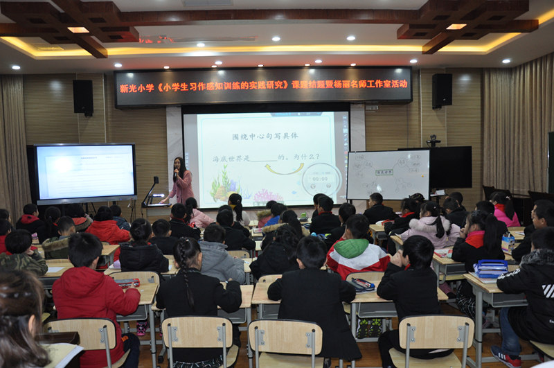 新光小学课题《小学生习作感知训练的实践研究》 结题(图3)