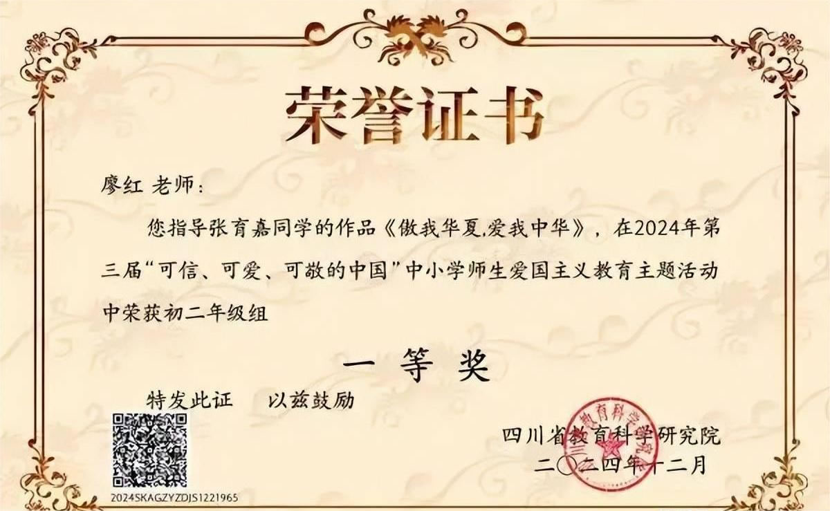 成都立格实验学校捷报频传(图5)